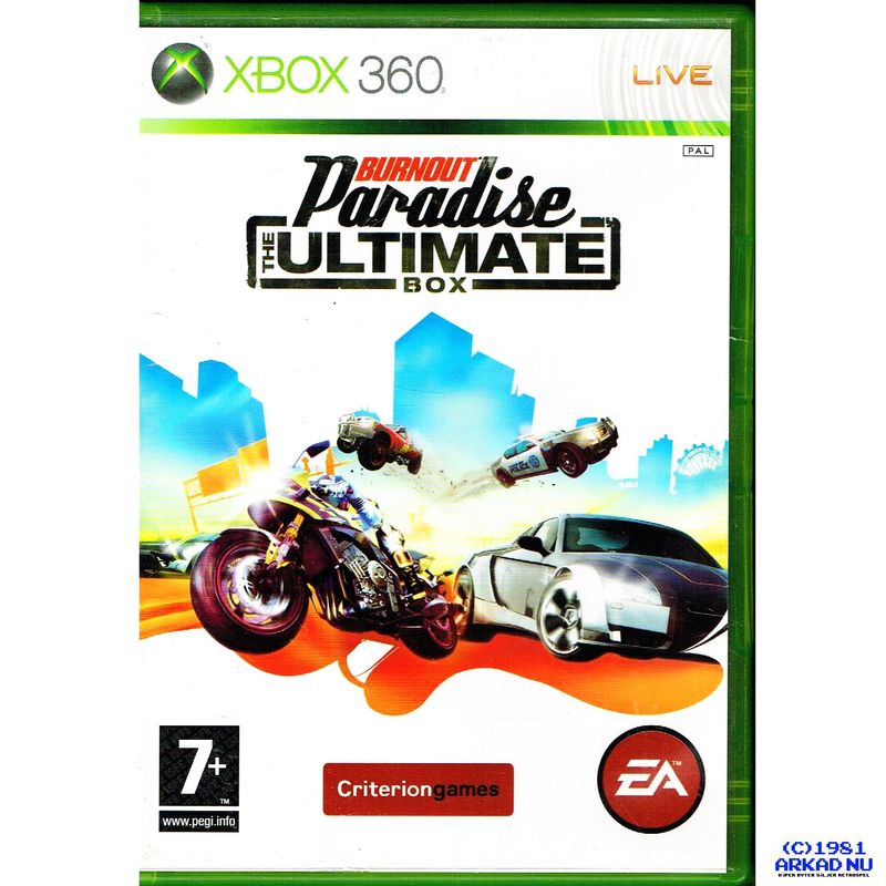 BURNOUT PARADISE THE ULTIMATE BOX XBOX 360