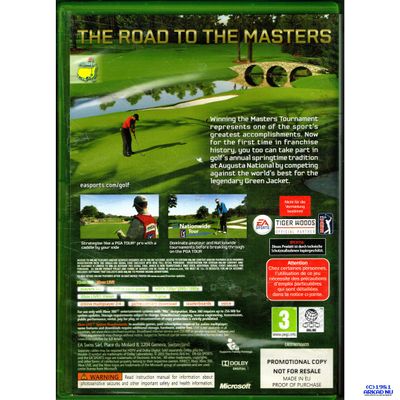 TIGER WOODS PGA TOUR 12 MASTERS XBOX 360 PROMO