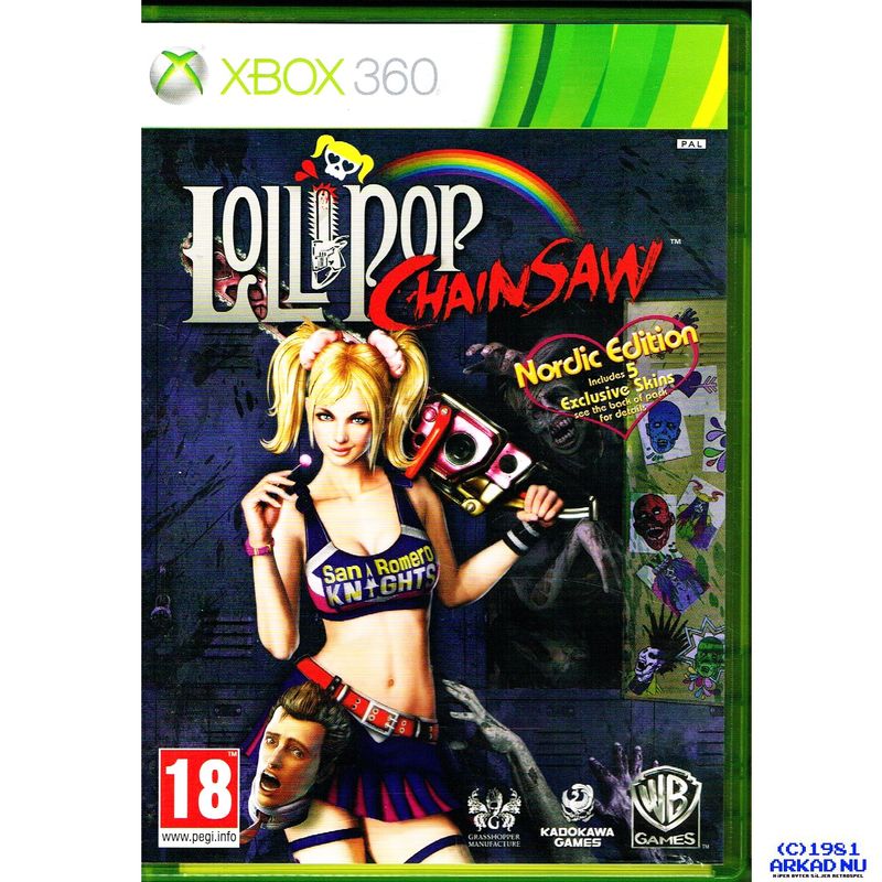 LOLLIPOP CHAINSAW NORDIC EDITION XBOX 360