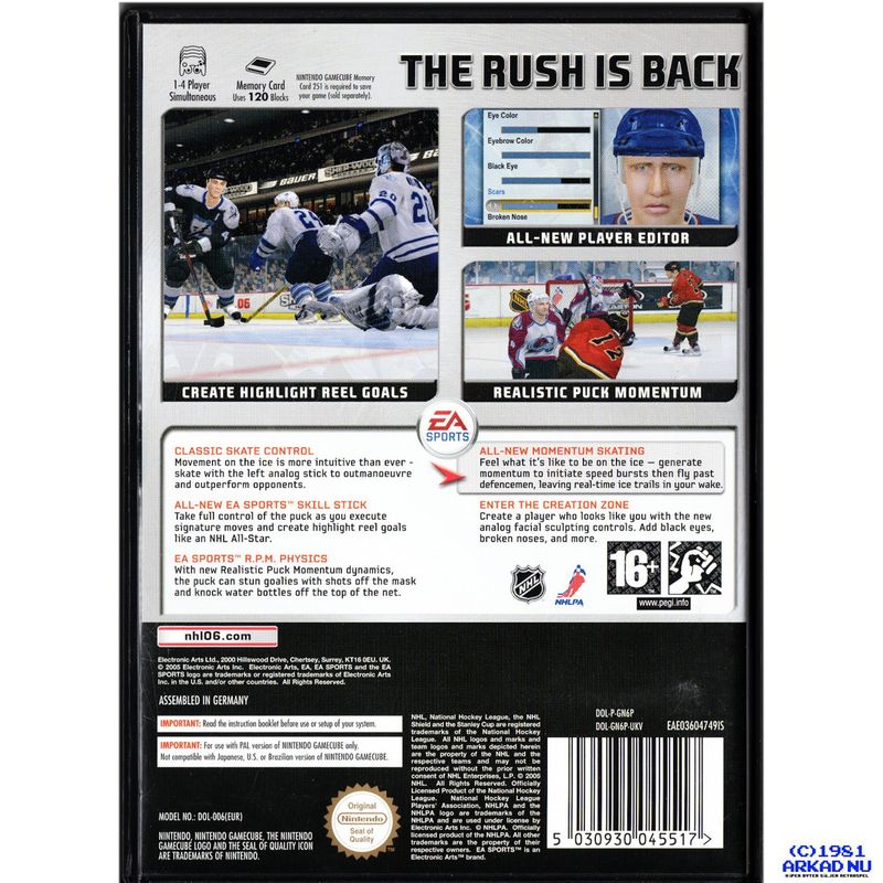 NHL 06 GAMECUBE