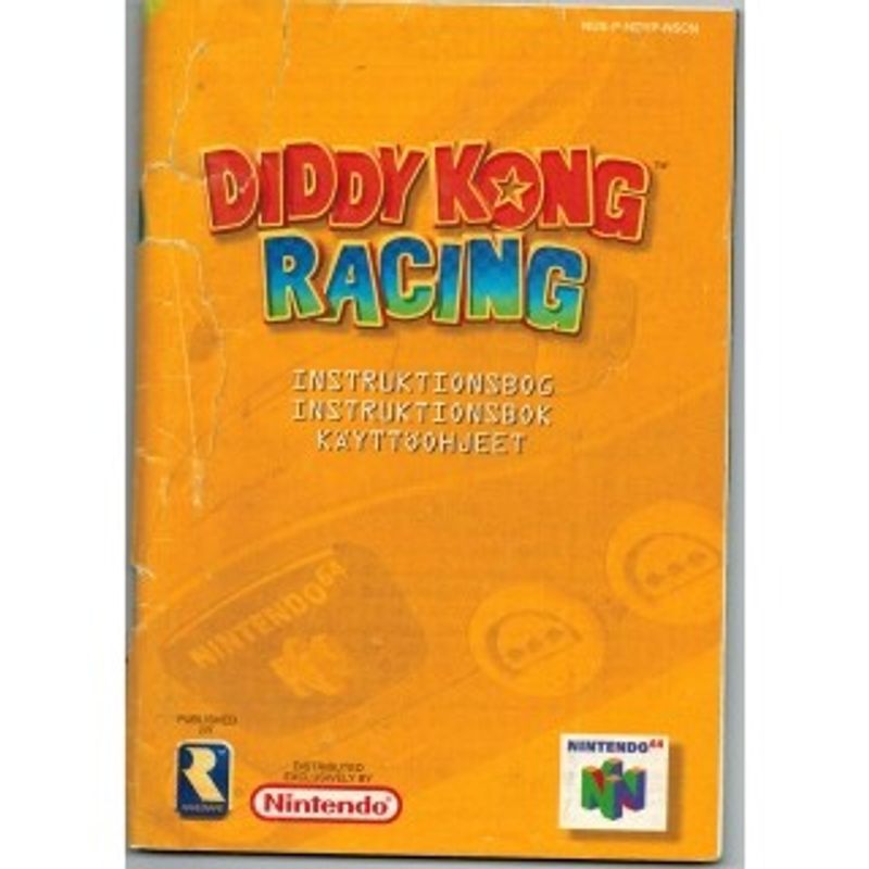 DIDDY KONG RACING MANUAL N64 BERGSALA