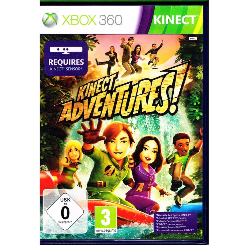 KINECT ADVENTURES XBOX 360