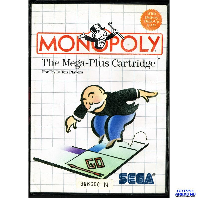 MONOPOLY MASTERSYSTEM