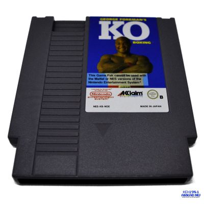 GEORGE FOREMANS KO BOXING NES