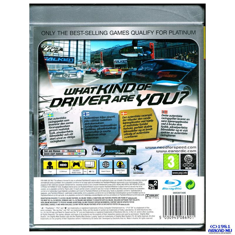 NEED FOR SPEED SHIFT PS3