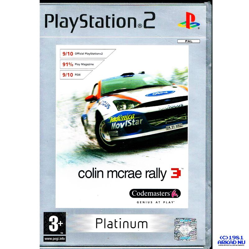 COLIN MCRAE RALLY 3 PS2