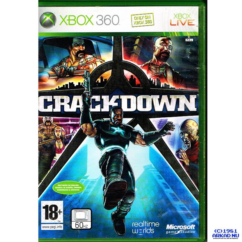 CRACKDOWN XBOX 360