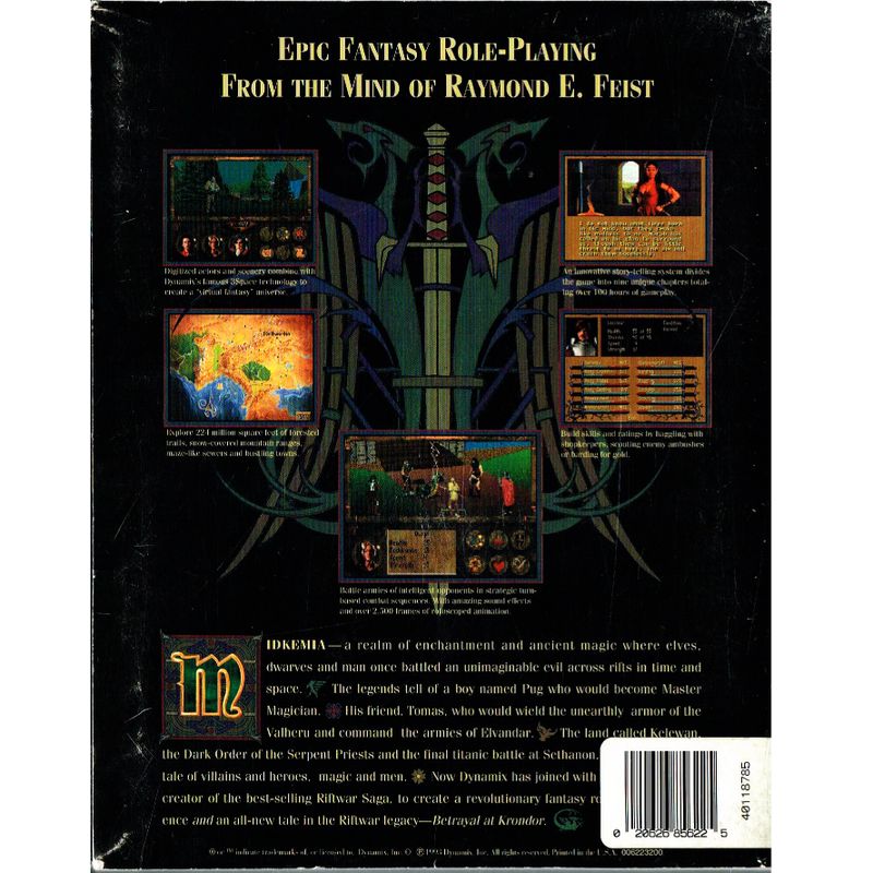 BETRAYAL AT KRONDOR PC BIGBOX 3.5" 