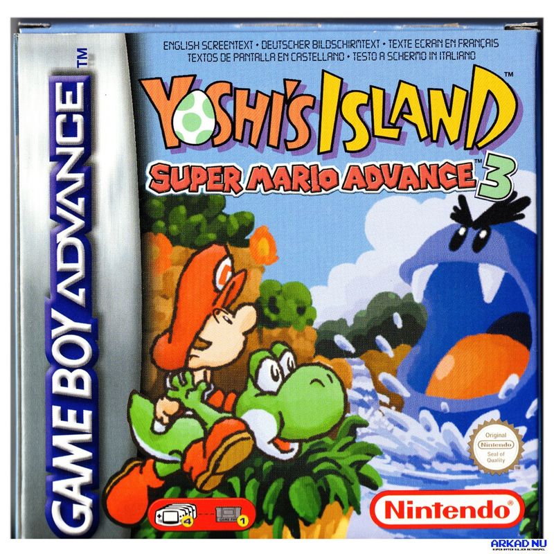 SUPER MARIO ADVANCE 3 YOSHI'S ISLAND GAMEBOY ADVANCE