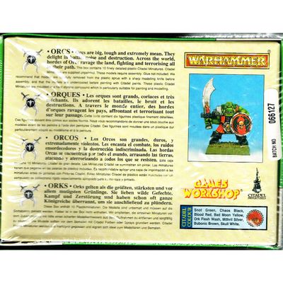 ORCS WARHAMMER GAMES WORKSHOP 1994
