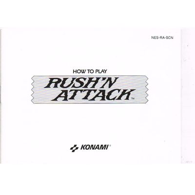 RUSH N ATTACK NES SCN