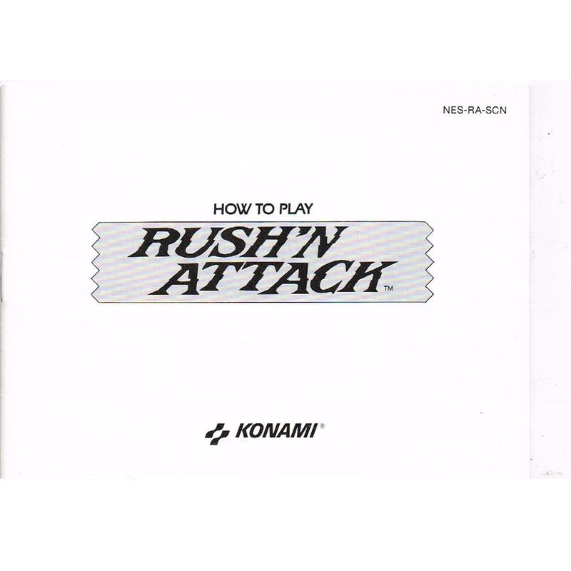 RUSH N ATTACK NES SCN