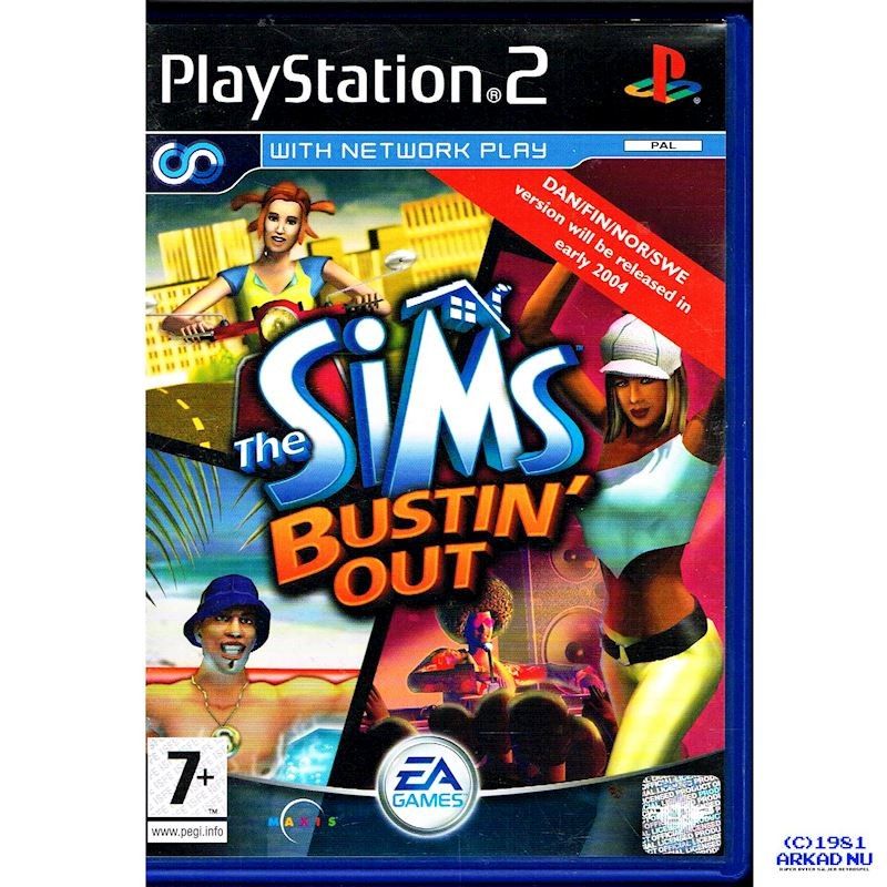 THE SIMS BUSTIN OUT PS2