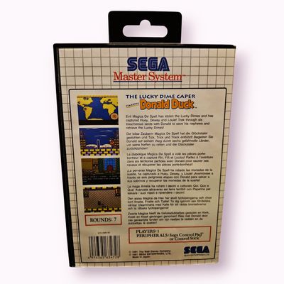 THE LUCKY DIME CAPER STARRING DONALD DUCK MASTERSYSTEM