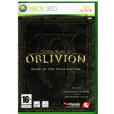 THE ELDER SCROLLS IV OBLIVION GAME OF THE YEAR EDITION XBOX 360