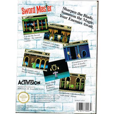 SWORD MASTER NES SCN