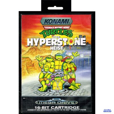 TEENAGE MUTANT HERO TURTLES THE HYPERSTONE HEIST MEGADRIVE