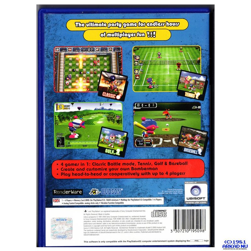 BOMBERMAN HARDBALL PS2