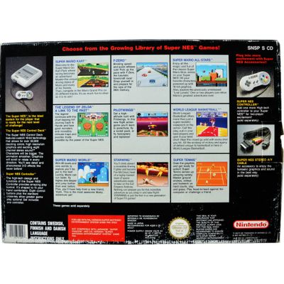 SUPER NINTENDO SNES BASENHET BOXAD