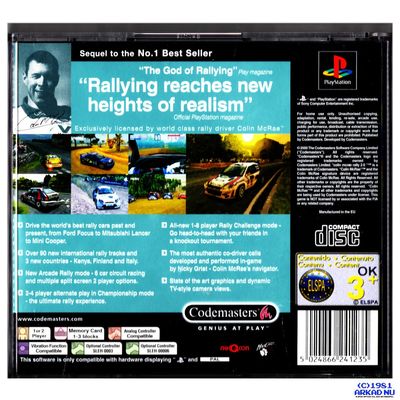 COLIN MCRAE RALLY 2.0 PS1