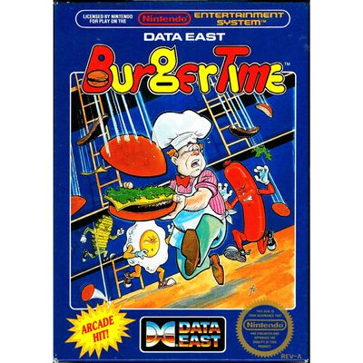 BURGER TIME NES NTSC