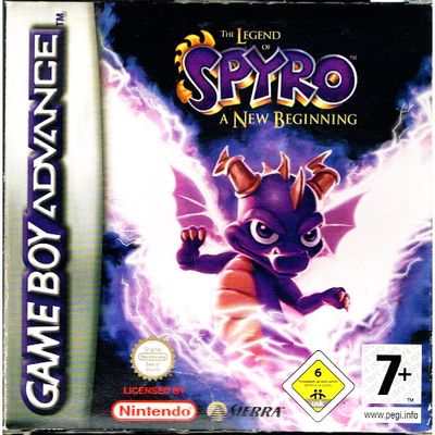 THE LEGEND OF SPYRO A NEW BEGINNING GAMEBOY ADVANCE