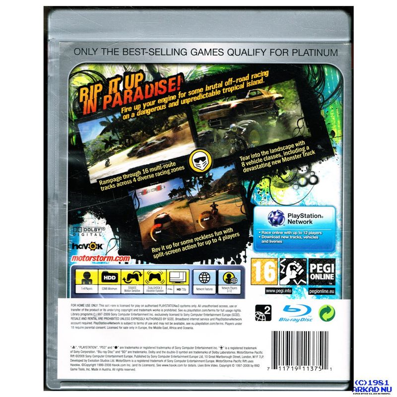 MOTORSTORM PACIFIC RIFT PS3