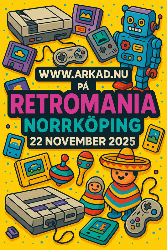 🎮 RETROMANIA Norrköping 2025 – TEASER från ARKAD.nu! 🔥