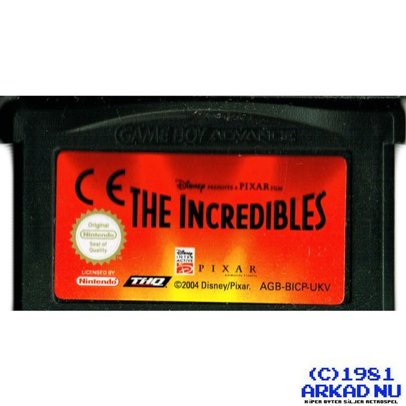 THE INCREDIBLES GBA