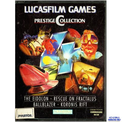 LUCASFILM GAMES PRESTIGE COLLECTION C64 KASSETT