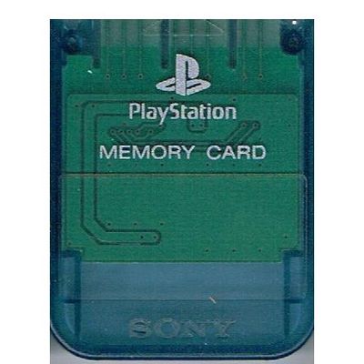 MINNESKORT PLAYSTATION 1MB BLÅ