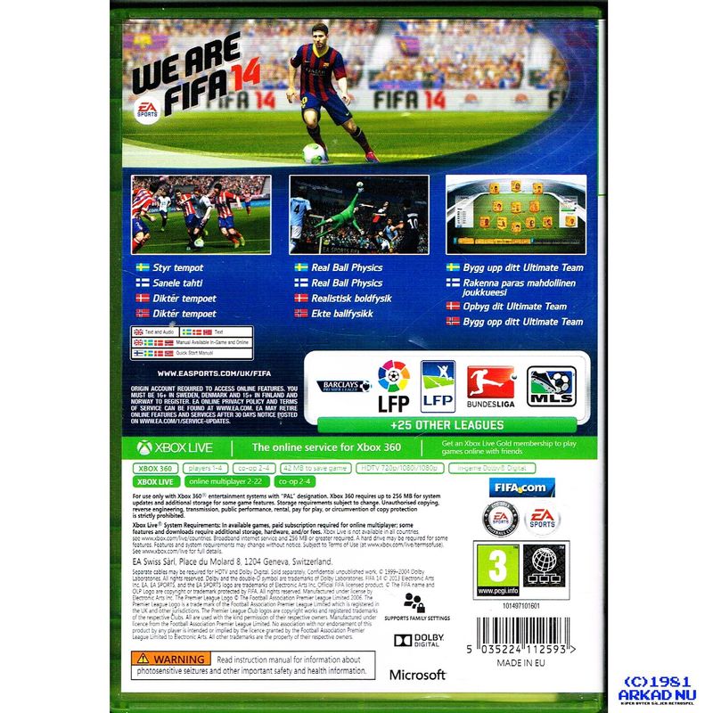 FIFA 14 ULTIMATE EDITION XBOX 360