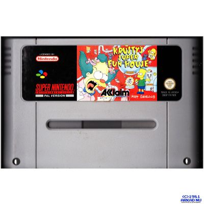 KRUSTYS SUPER FUN HOUSE SNES