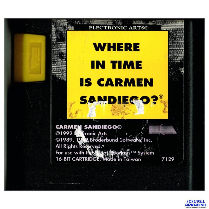 WHERE IN TIME IS CARMEN SANDIEGO MEGADRIVE