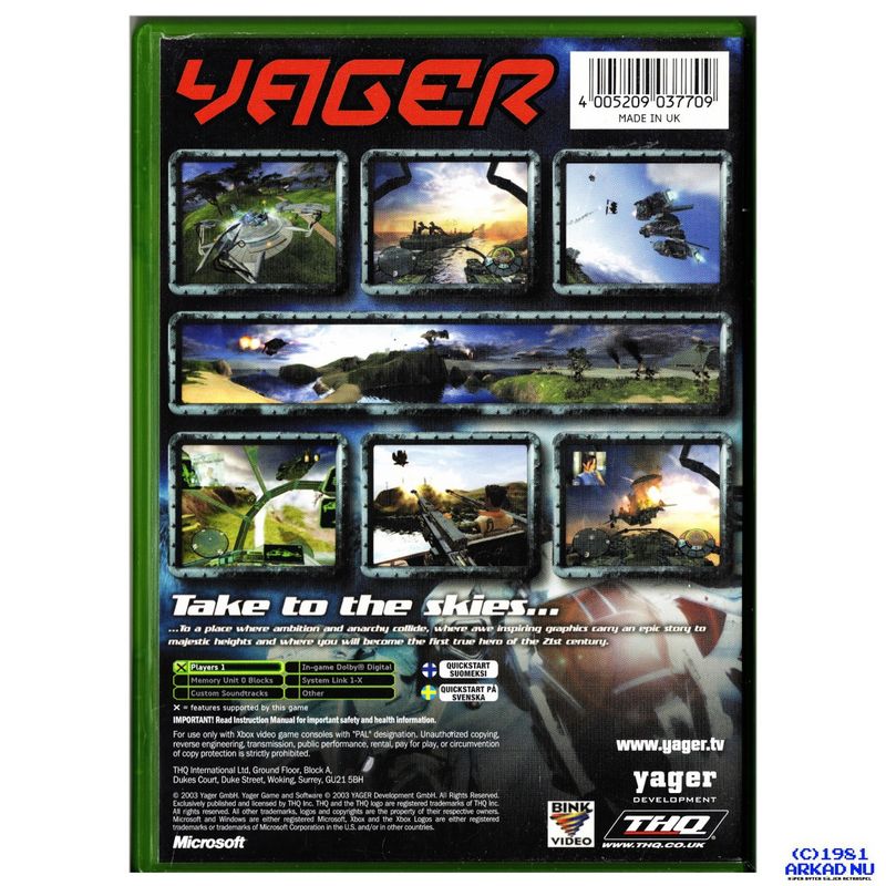 YAGER XBOX