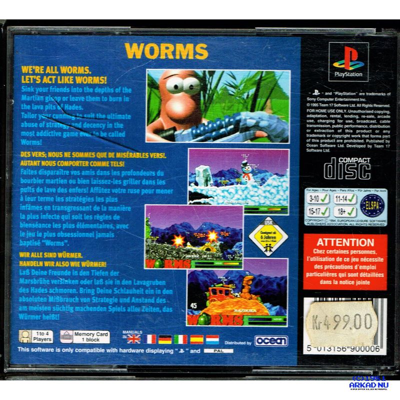 WORMS PS1