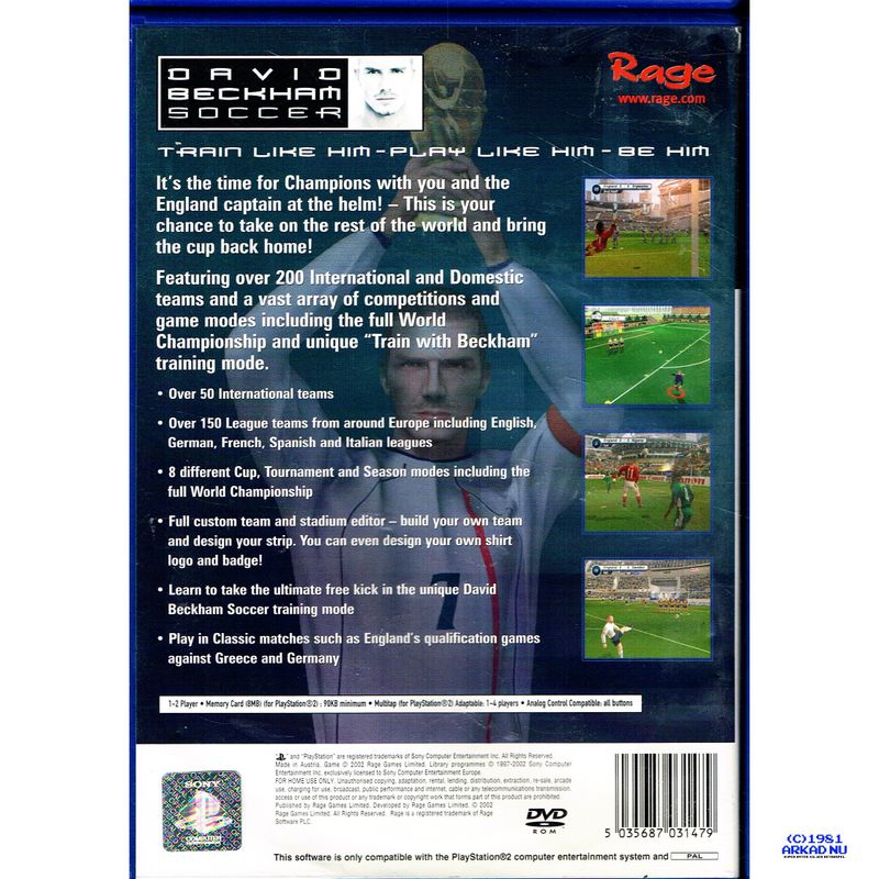 DAVID BECKHAM SOCCER PS2