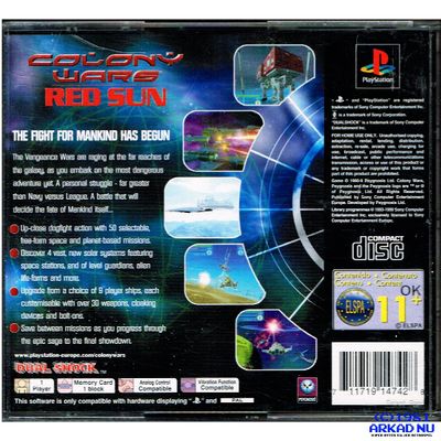 COLONY WARS RED SUN PS1