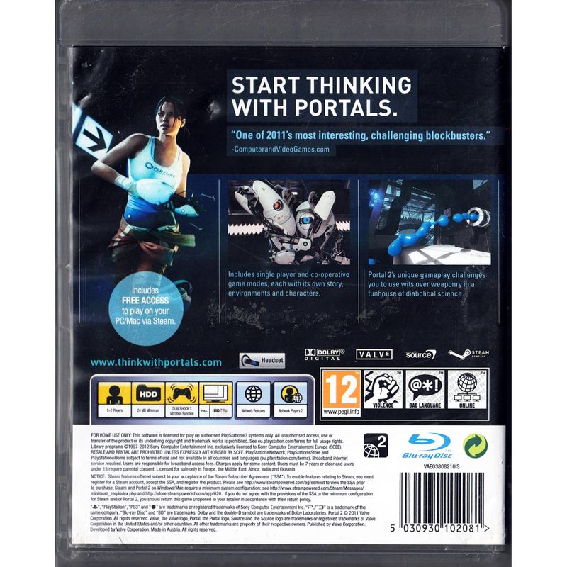 PORTAL 2 PS3