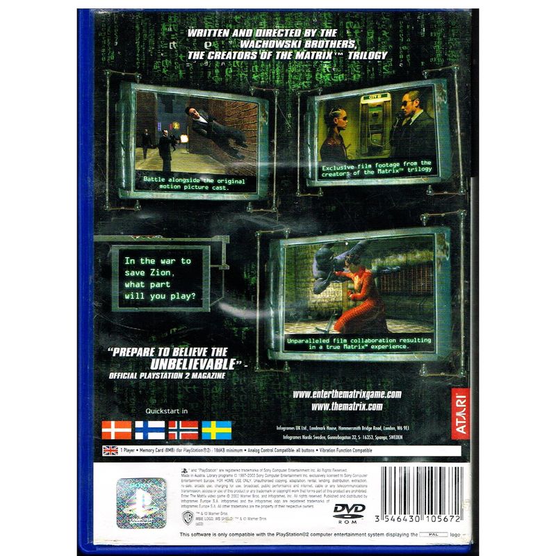 ENTER THE MATRIX PS2