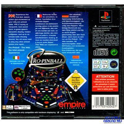 PRO PINBALL THE WEB PS1