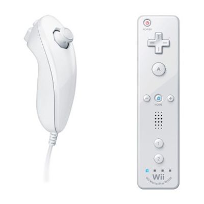 NINTENDO WIIMOTE MED NUNCHUCK OCH INBYGGD MOTION PLUS