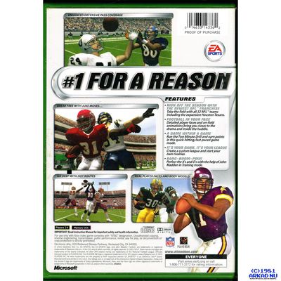 MADDEN NFL 2002 XBOX NTSC USA