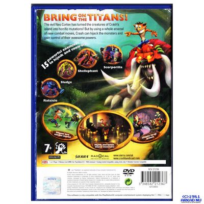 CRASH OF THE TITANS PS2