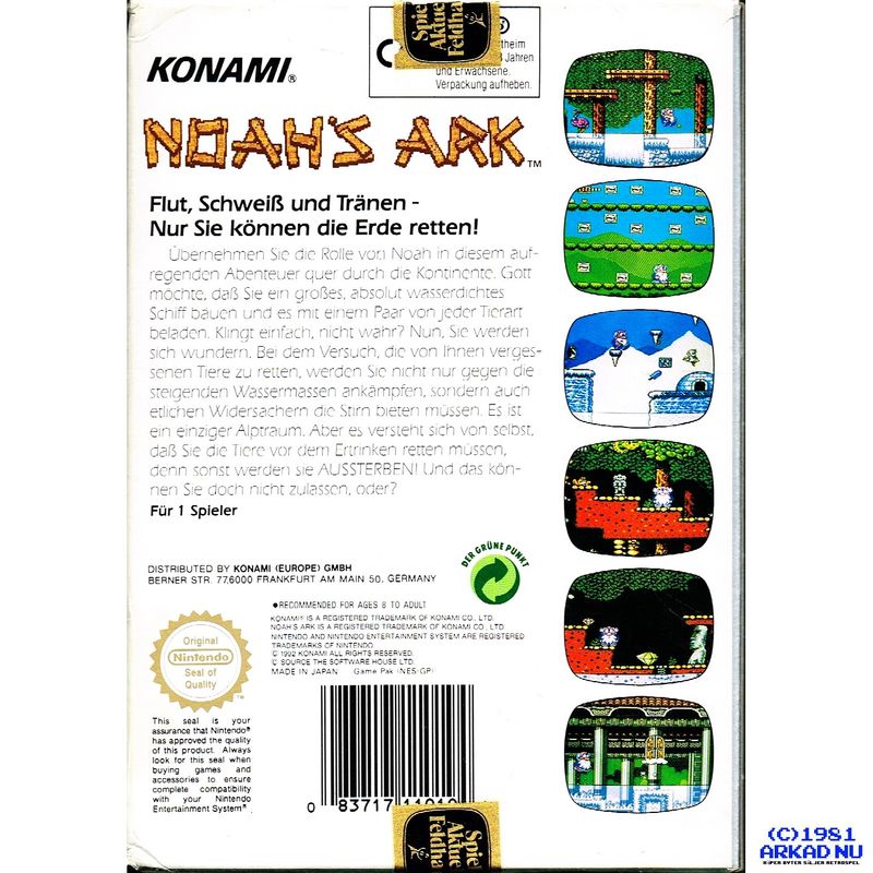 NOAHS ARK NES