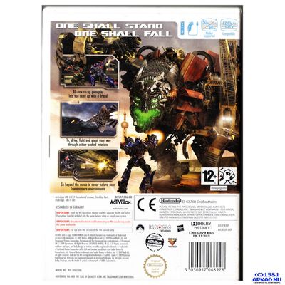 TRANSFORMERS REVENGE OF THE FALLEN WII