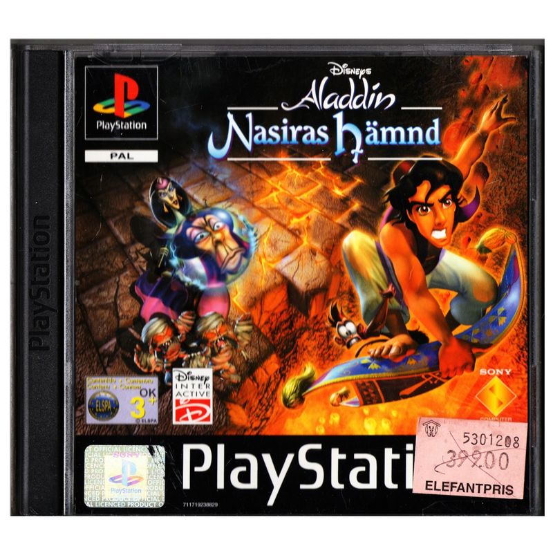 DISNEYS ALADDIN NASIRAS HÄMD PS1