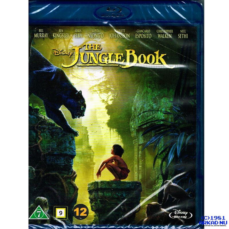 THE JUNGLE BOOK BLU-RAY