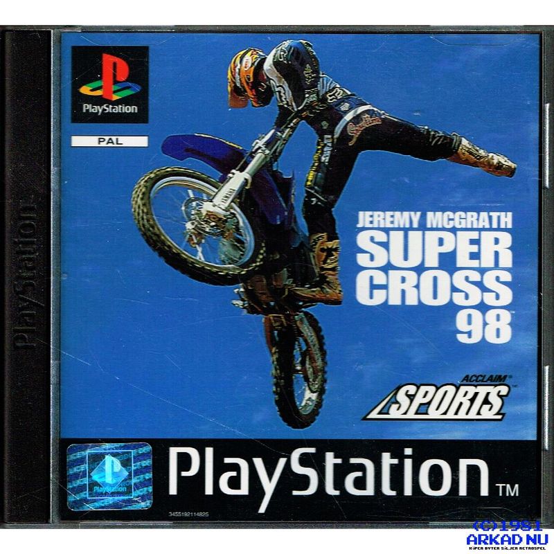 JEREMY MCGRATH SUPER CROSS 98 PS1