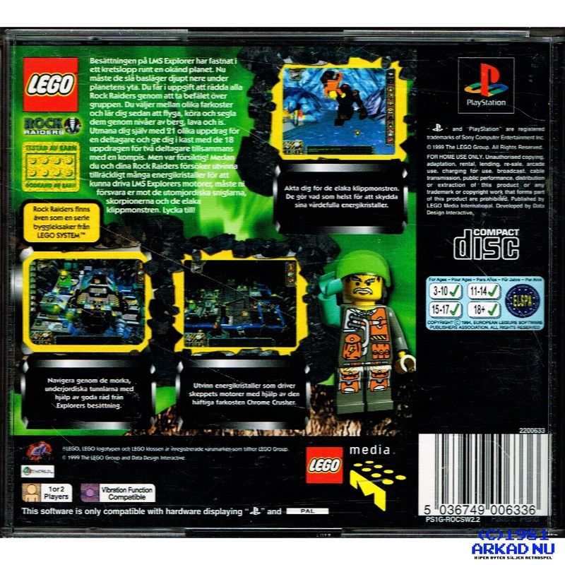 LEGO ROCK RAIDERS PS1